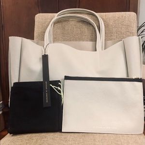 NWT Ampersand as Apostrophe Leather Sideways Tote